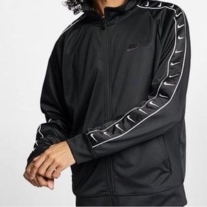 Olive green and black Nike zip up